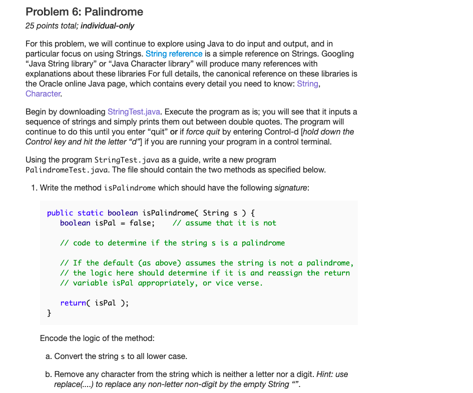 solved-problem-6-palindrome-25-points-total-chegg