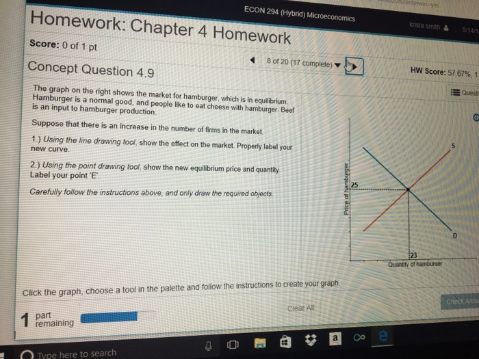 Solved The graph on the right shows the market for | Chegg.com