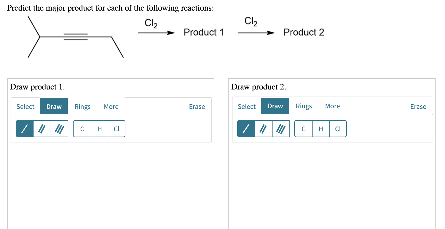 Solved Predict The Major Product For Each Of The Following 3231