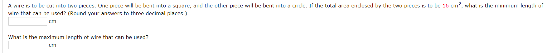 Solved A wire is to be cut into two pieces. One piece will | Chegg.com