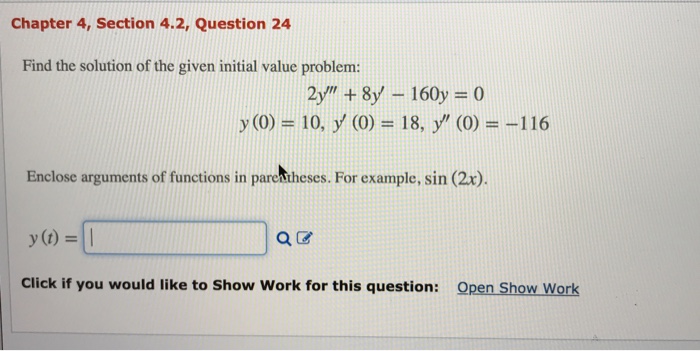 Solved Chapter 4, Section 4.2, Question 24 Find The Solution | Chegg.com