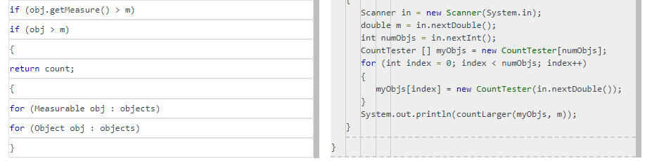 Solved Provide a different implementation of ChoiceQuestion. | Chegg.com