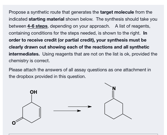 Solved Propose a synthetic route that generates the target | Chegg.com