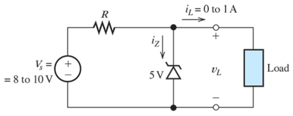 Solved A voltage-regulator circuit provides a constant | Chegg.com