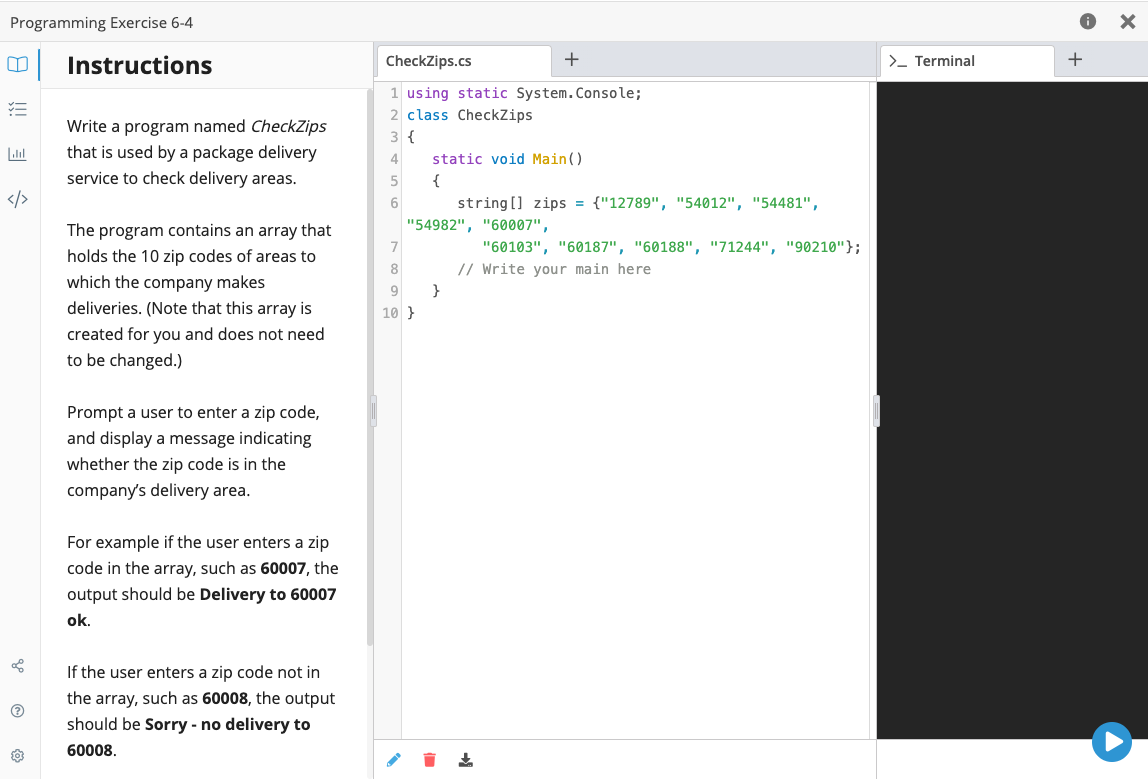 Solved Hello I need help with this C# program. I need to | Chegg.com