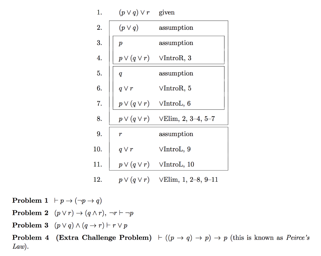 Solved PLEASE SOLVE NATURAL DEDUCTION PROBLEMS 1-4 IN THE | Chegg.com