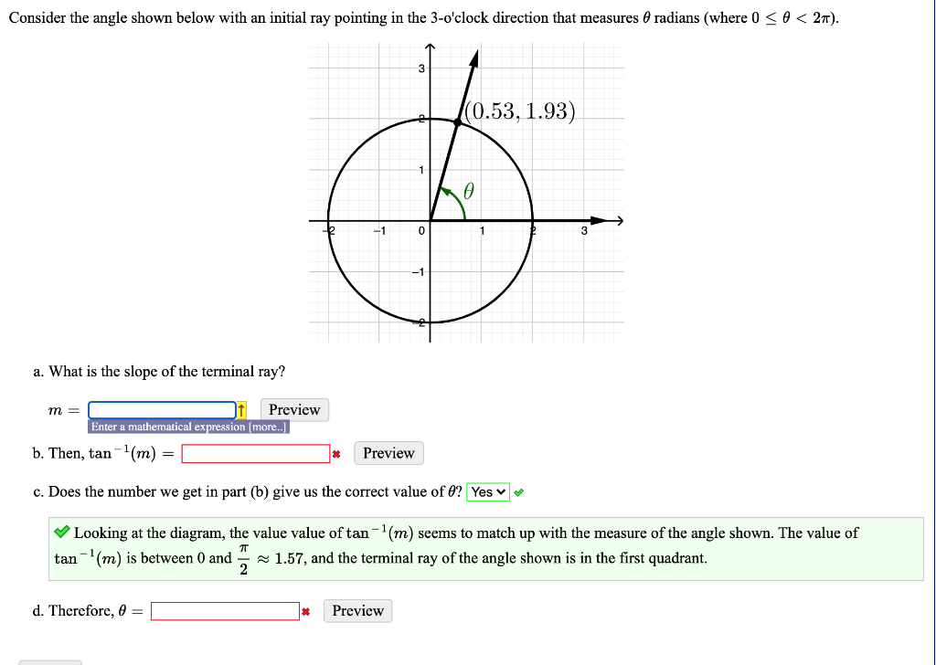 Solved Consider the angle shown below with an initial ray | Chegg.com