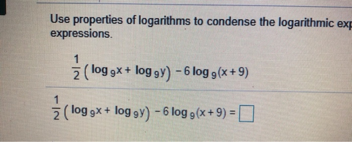 Solved Use properties of logarithms to expand each | Chegg.com