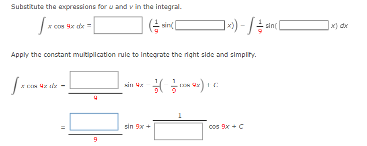 Solved Substitute The Expressions For U ﻿and V ﻿in The