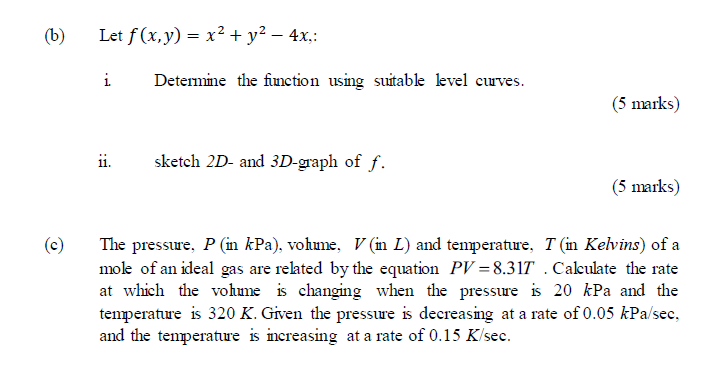 Solved B Let F X Y X2 Y2 4x I Determine The F Chegg Com