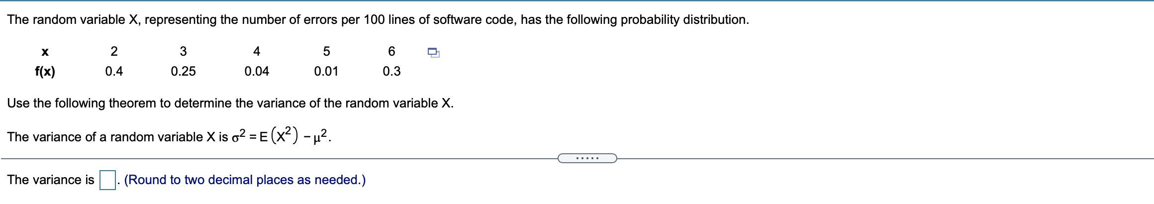 Solved The random variable X, representing the number of | Chegg.com