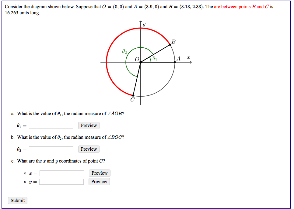 Solved Consider the diagram shown below. Suppose that O = | Chegg.com