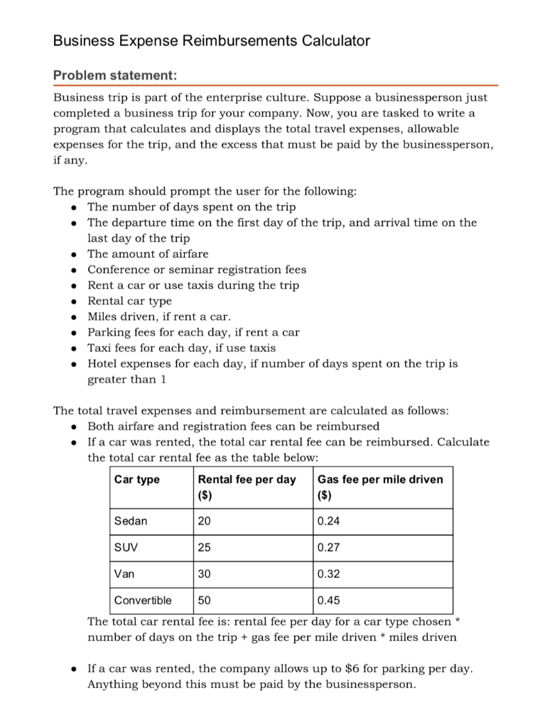 Solved I Am Looking To Create A Business Calculator Withi I Am Looking To Create A Business