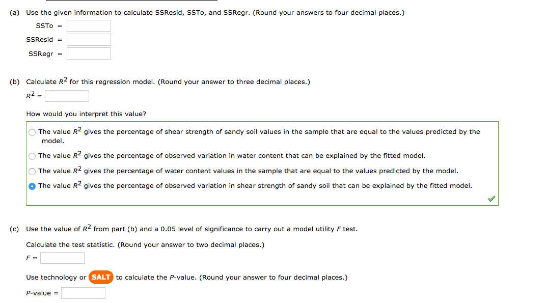 Solved The article "The Undrained Strength of Some Thawed | Chegg.com