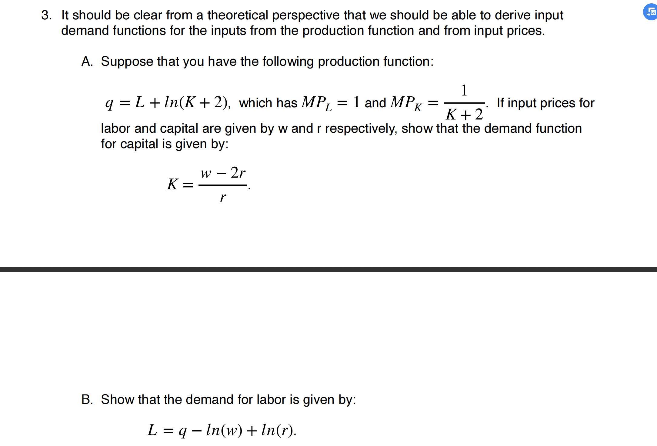 Solved It Should Be Clear From A Theoretical Perspective | Chegg.com