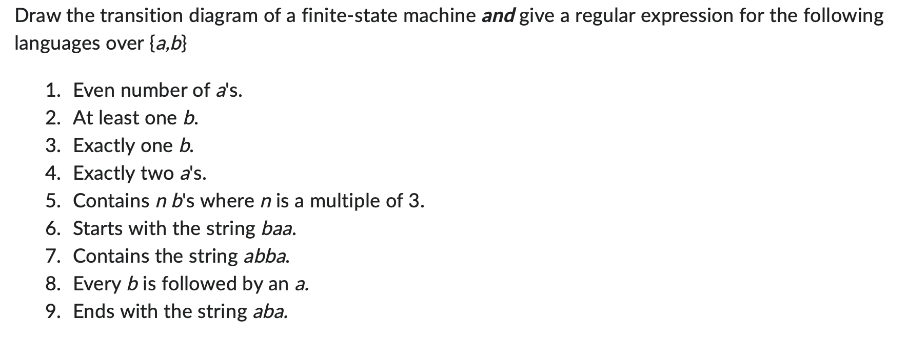 Solved Draw the transition diagram of a finite-state machine | Chegg.com