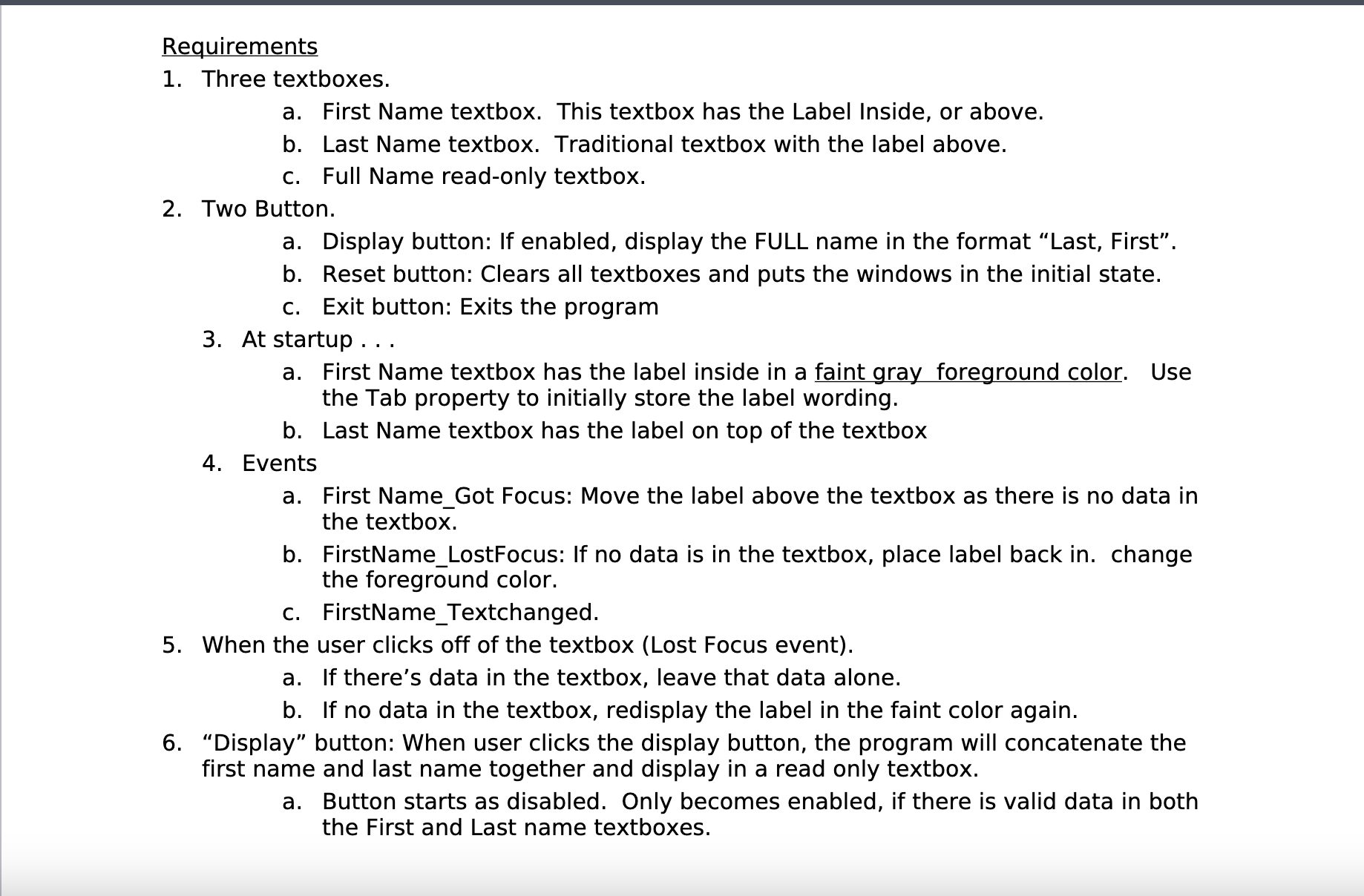 Solved Examples of how the textbox looks at different | Chegg.com