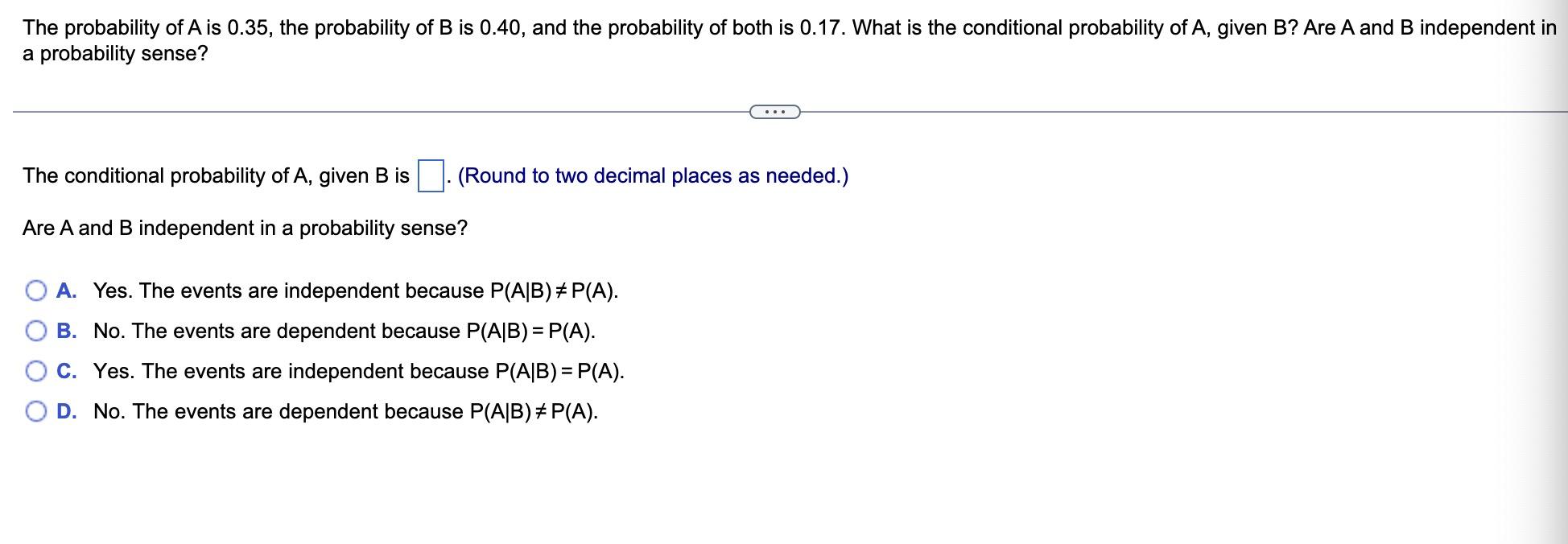 the probability that peggy has math homework is 0.35