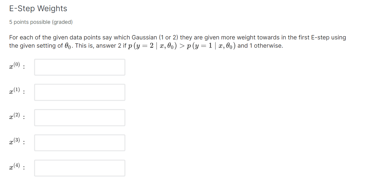 Consider the following mixture of two Gaussians: | Chegg.com