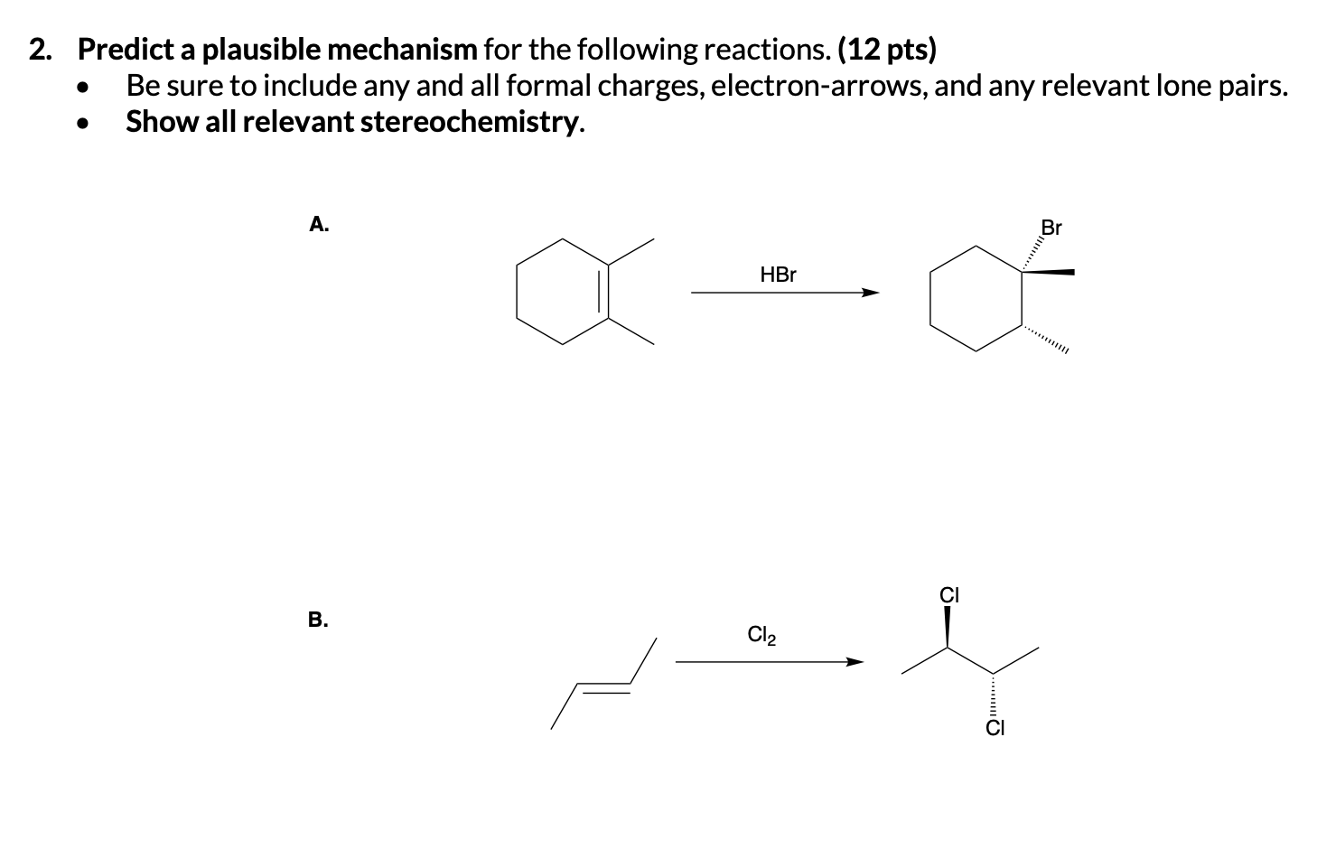 Solved 2. Predict a plausible mechanism for the following | Chegg.com