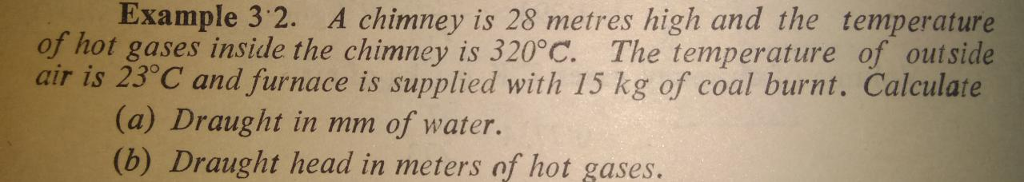 Solved Example 3 2. A chimney is 28 metres high and the | Chegg.com