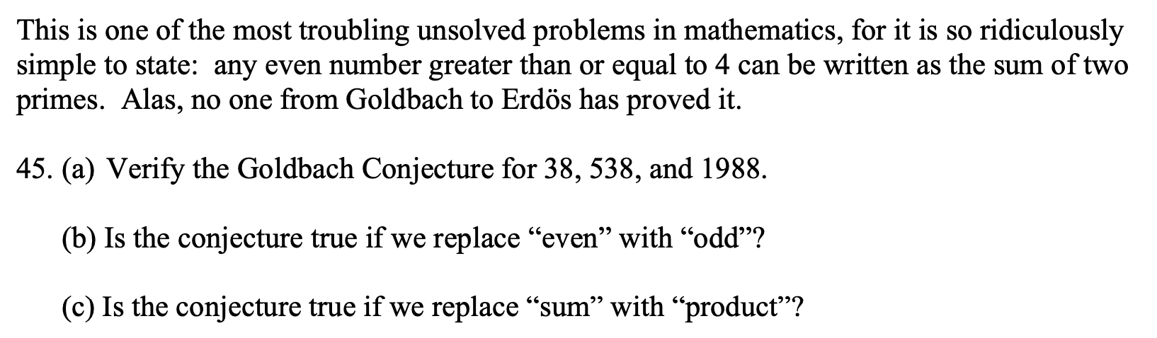 Solved This is one of the most troubling unsolved problems | Chegg.com