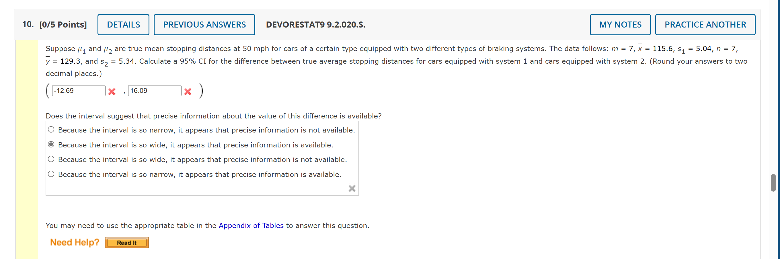 Solved decimal places.) Does the interval suggest that | Chegg.com