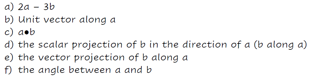 Solved For Vectors A = 4i - 2j +k And B = | Chegg.com