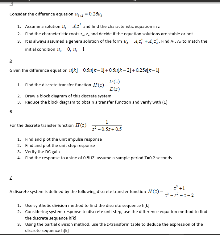 Solved Given The Delayed Discrete Unit Impulse X K 0 K Chegg Com