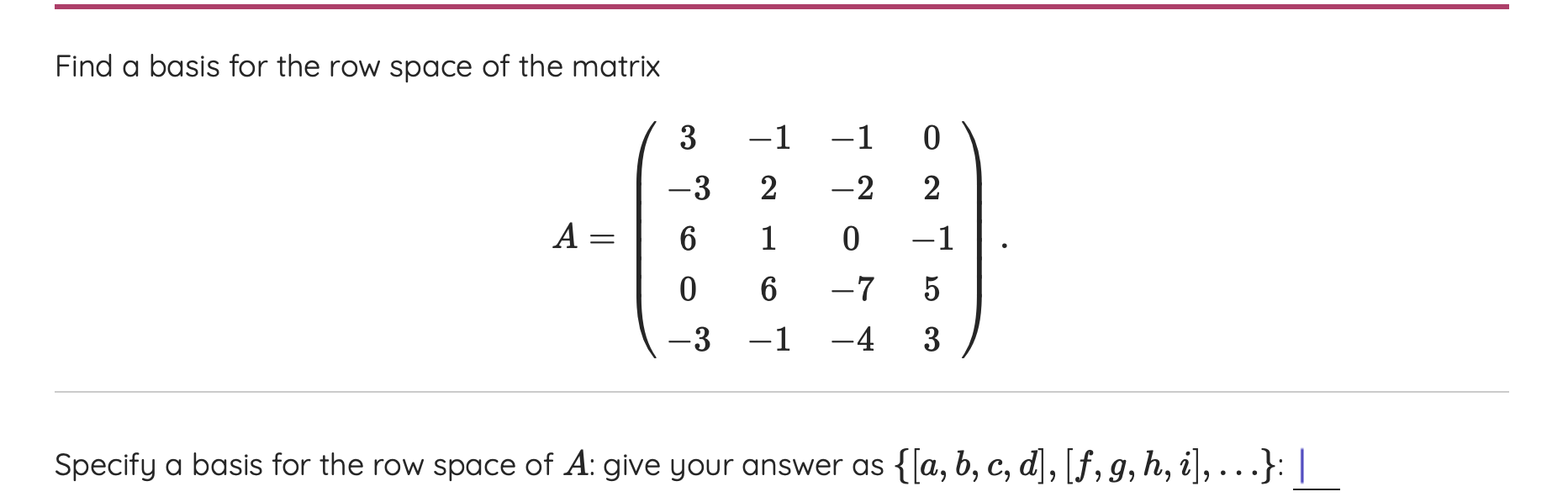 Solved 1b) What is the dimension of the column space of | Chegg.com