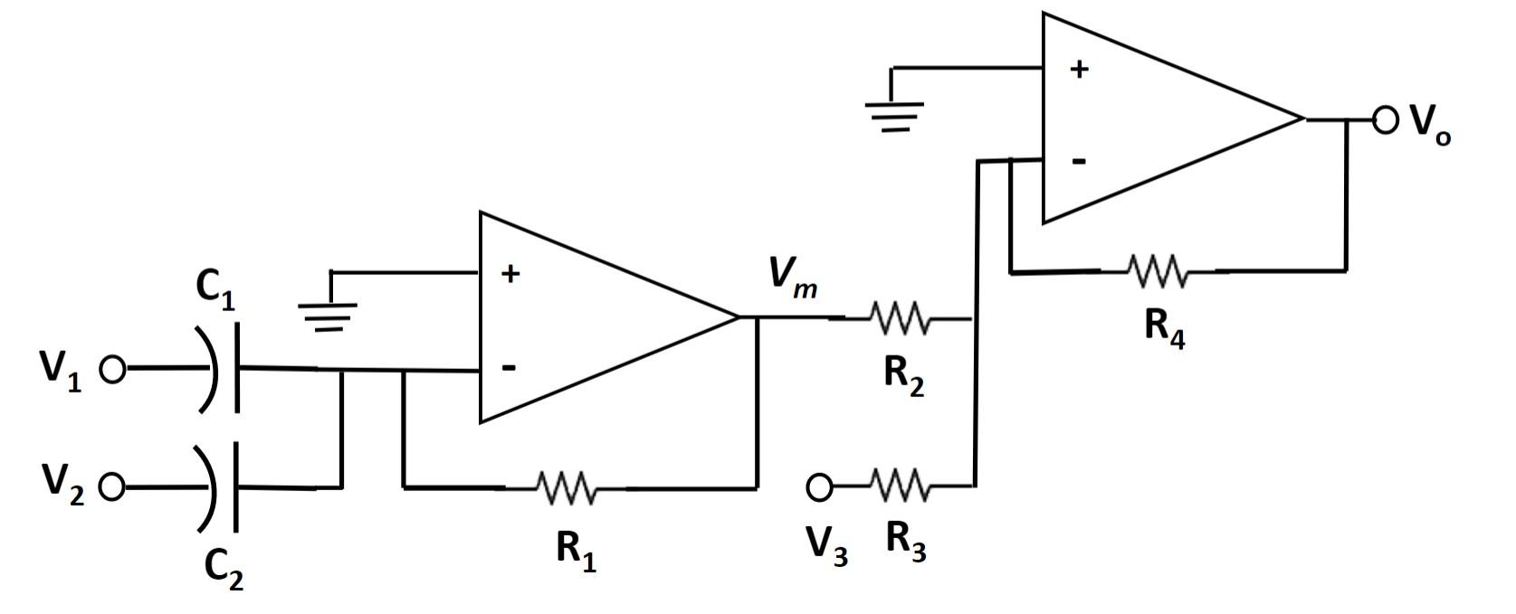 Solved For the Op-Amp system shown above. Determine the | Chegg.com