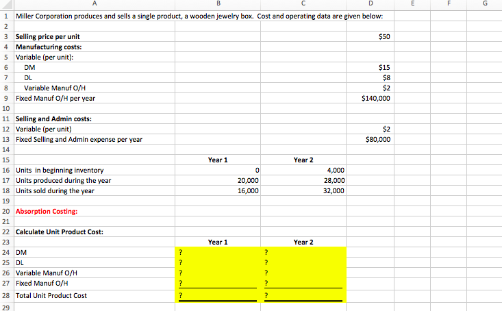 Solved Download and complete the spreadsheet found in the | Chegg.com