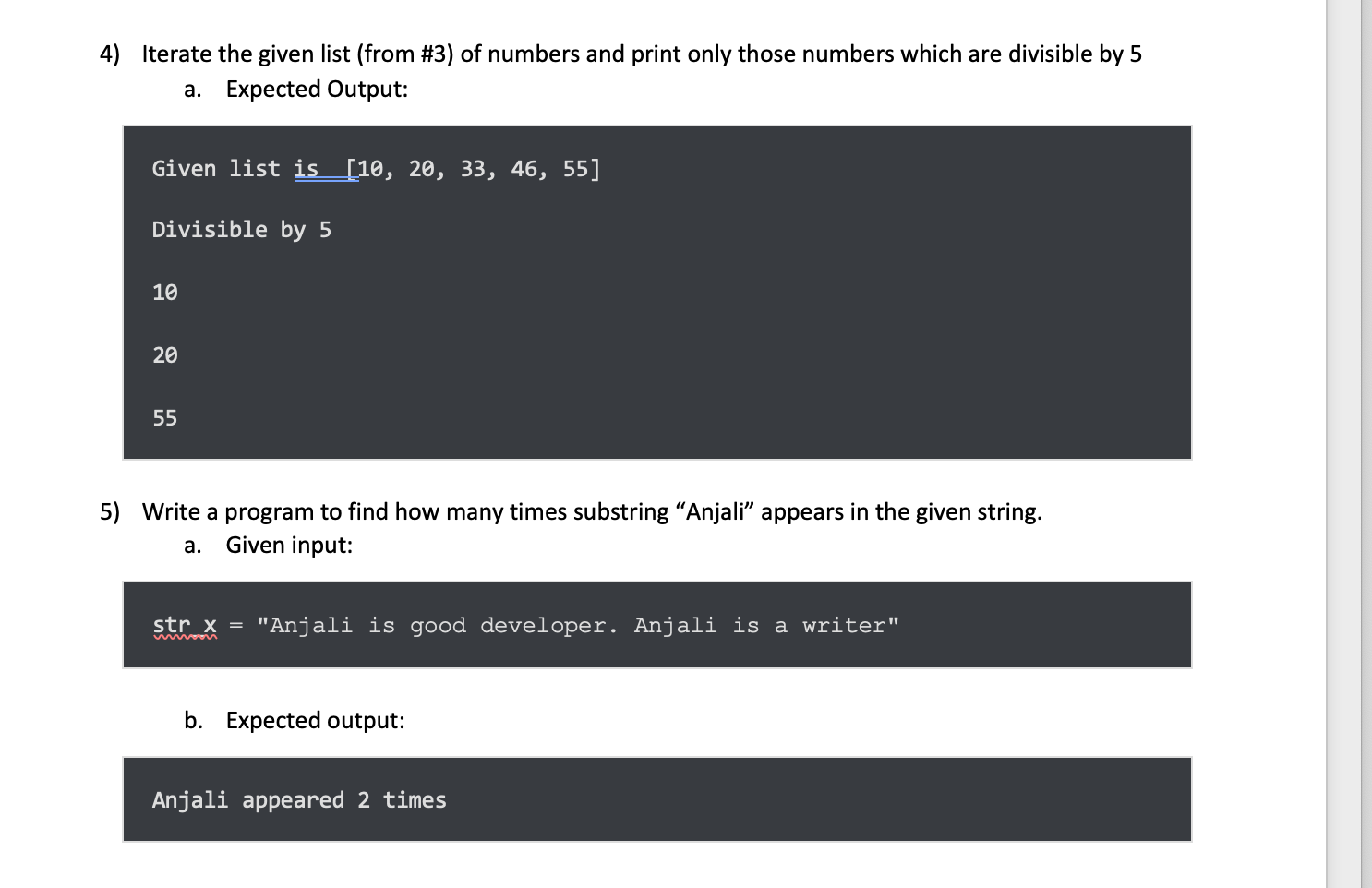 Solved Write a function to return True if the first and last | Chegg.com