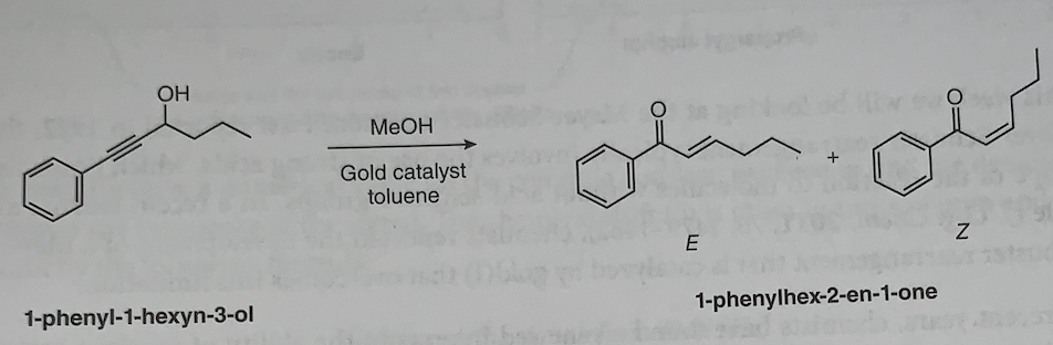 Myers Rearrangement Solved In a Meyer-Schuster Rearrangement (below) what are | Chegg.com
