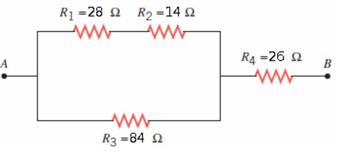 Solved Find The Equivalent Resistance Between Points A And B | Chegg.com