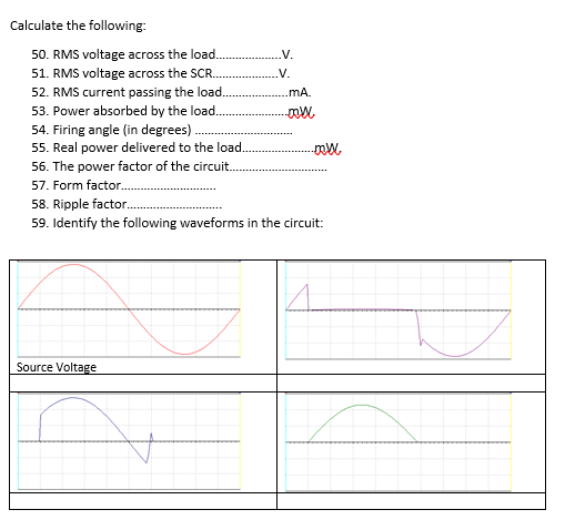 Solved Part (3) half wave controlled rectifier Use the | Chegg.com