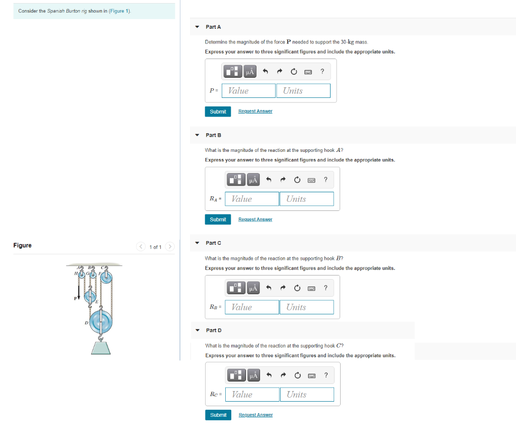 Solved Consider the Spanish Burton rig shown in (Figure 1) | Chegg.com