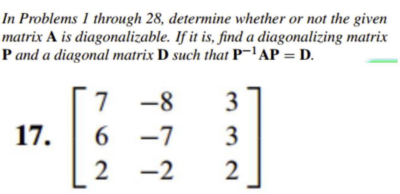 Solved In Problems 1 through 28, determine whether or not | Chegg.com