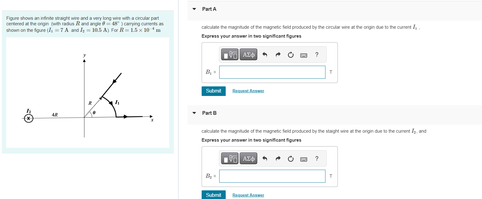 Solved Part C - Calculate The Magnitude Of The Net Magnetic | Chegg.com