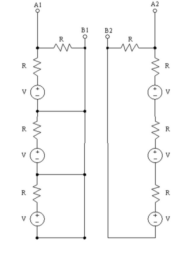 Solved ASSUME THE VOLTAGE AT THE SECONDARY “B” NODES, SUCH | Chegg.com