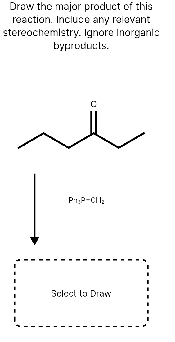 Solved Draw the major product of this reaction. Ignore | Chegg.com