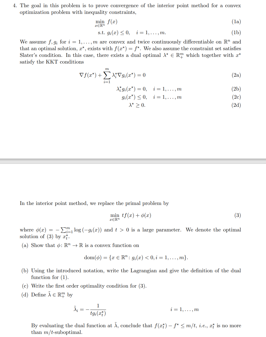 Solved 4. The goal in this problem is to prove convergence | Chegg.com