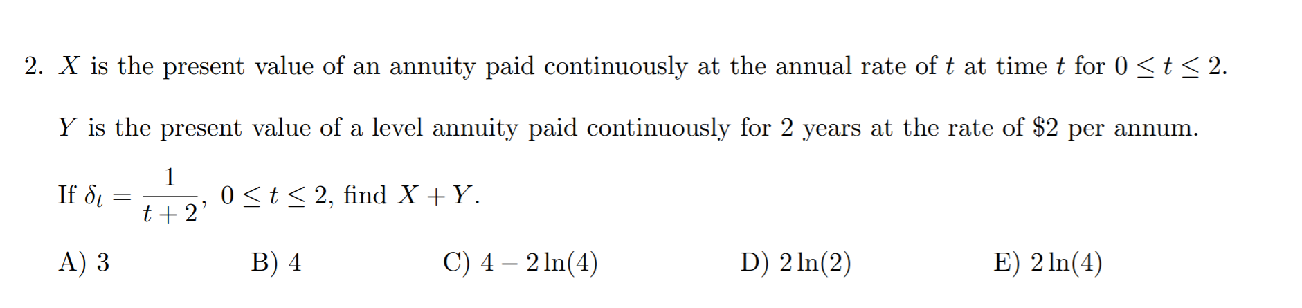 Solved The Answer Is B, But I'm Not Sure How To Get There. | Chegg.com