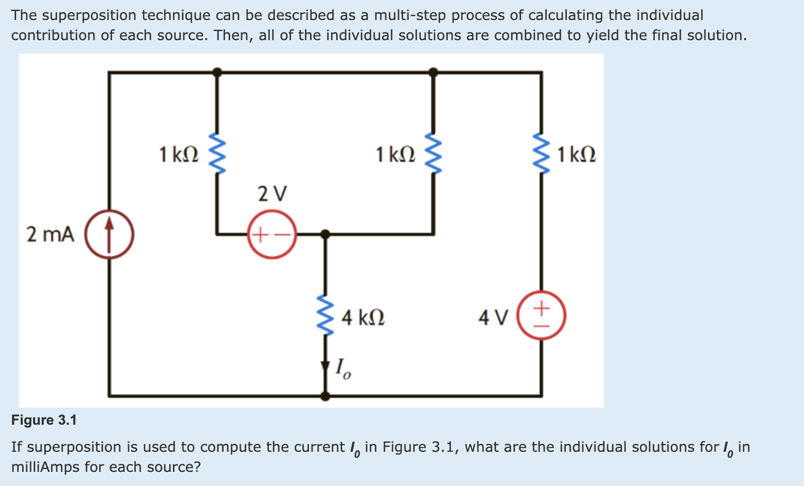 Solved The Superposition Technique Can Be Described As A | Chegg.com