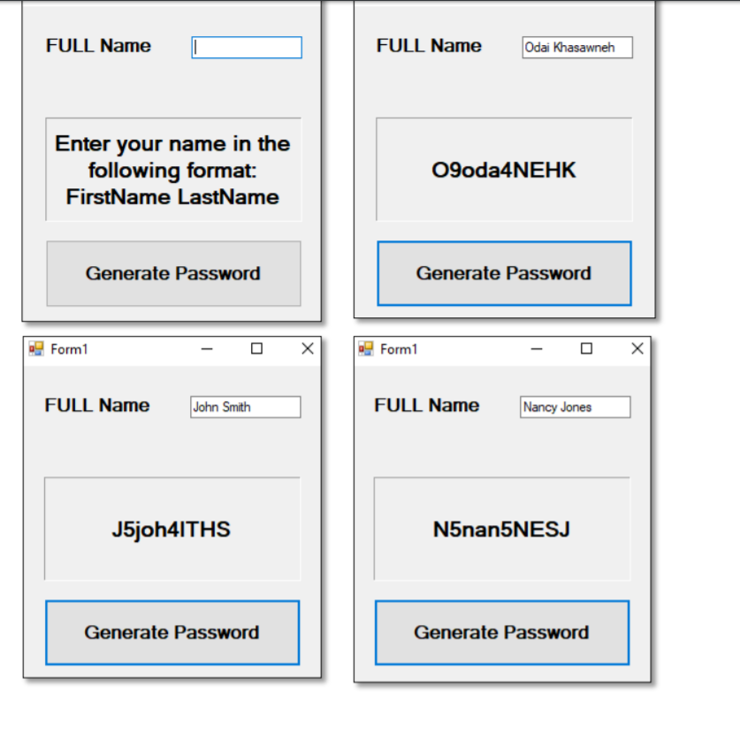 Solved VISUAL STUDIO 2019: Windows Forms App (.NET | Chegg.com