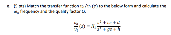 Solved 5. Consider the filter structure below where L=100mH | Chegg.com