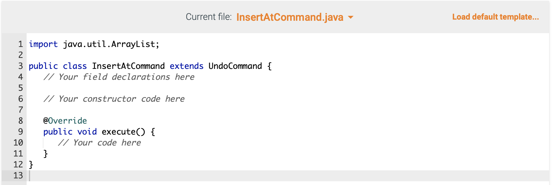 Solved please help with this java assignment. only use java | Chegg.com