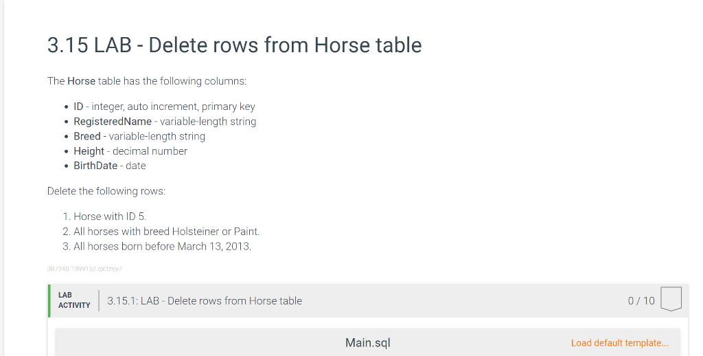 solved-3-15-lab-delete-rows-from-horse-table-the-horse-chegg