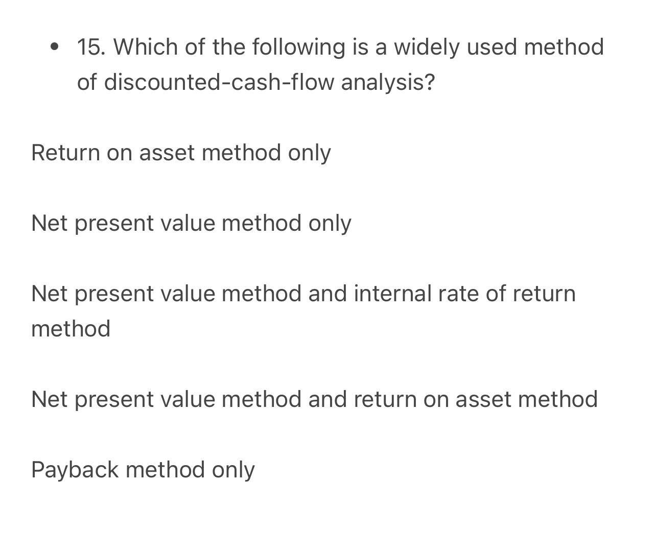 Solved Which of the following is a widely used methodof | Chegg.com