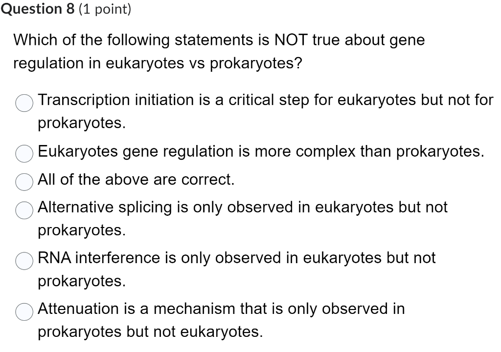 Solved Which of the following statements is NOT true about